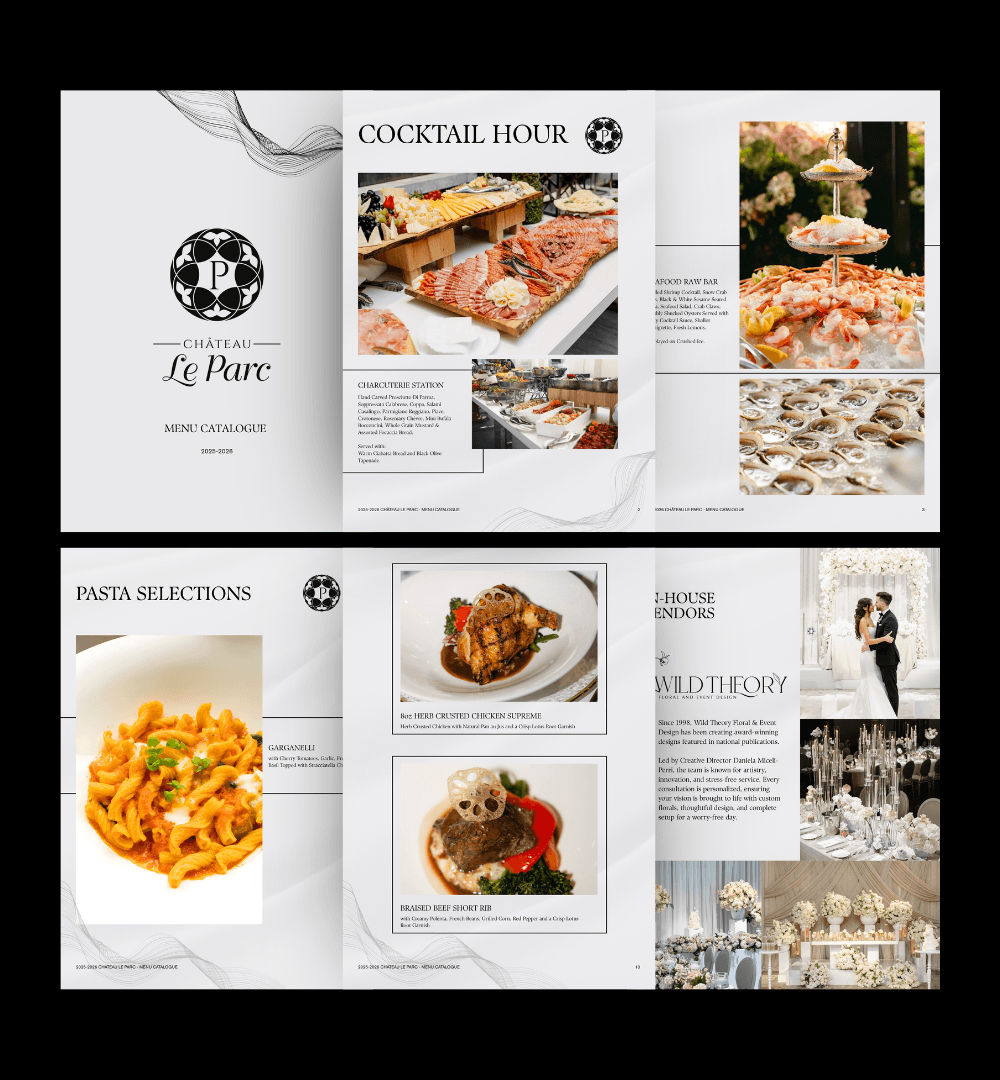 Menu catalogue
